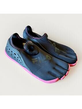 Fila Skele-Toes Shoes Women’s Size 11 Black Pink Toe water Barefoot